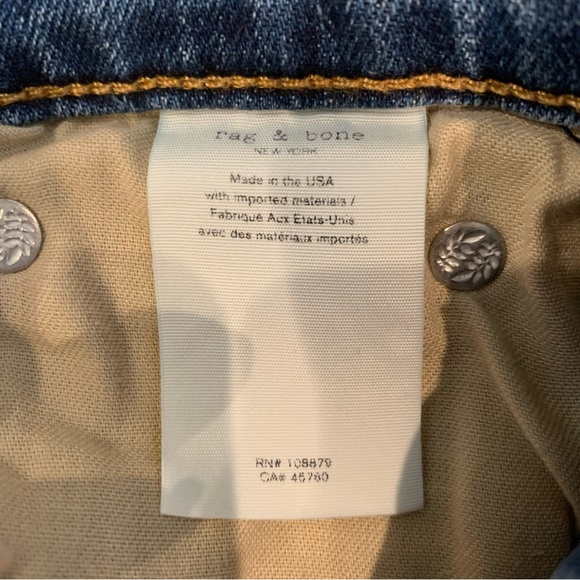 rag & bone Dre Low-Rise Ankle Slim Boyfriend Jeans - Picture 10 of 10